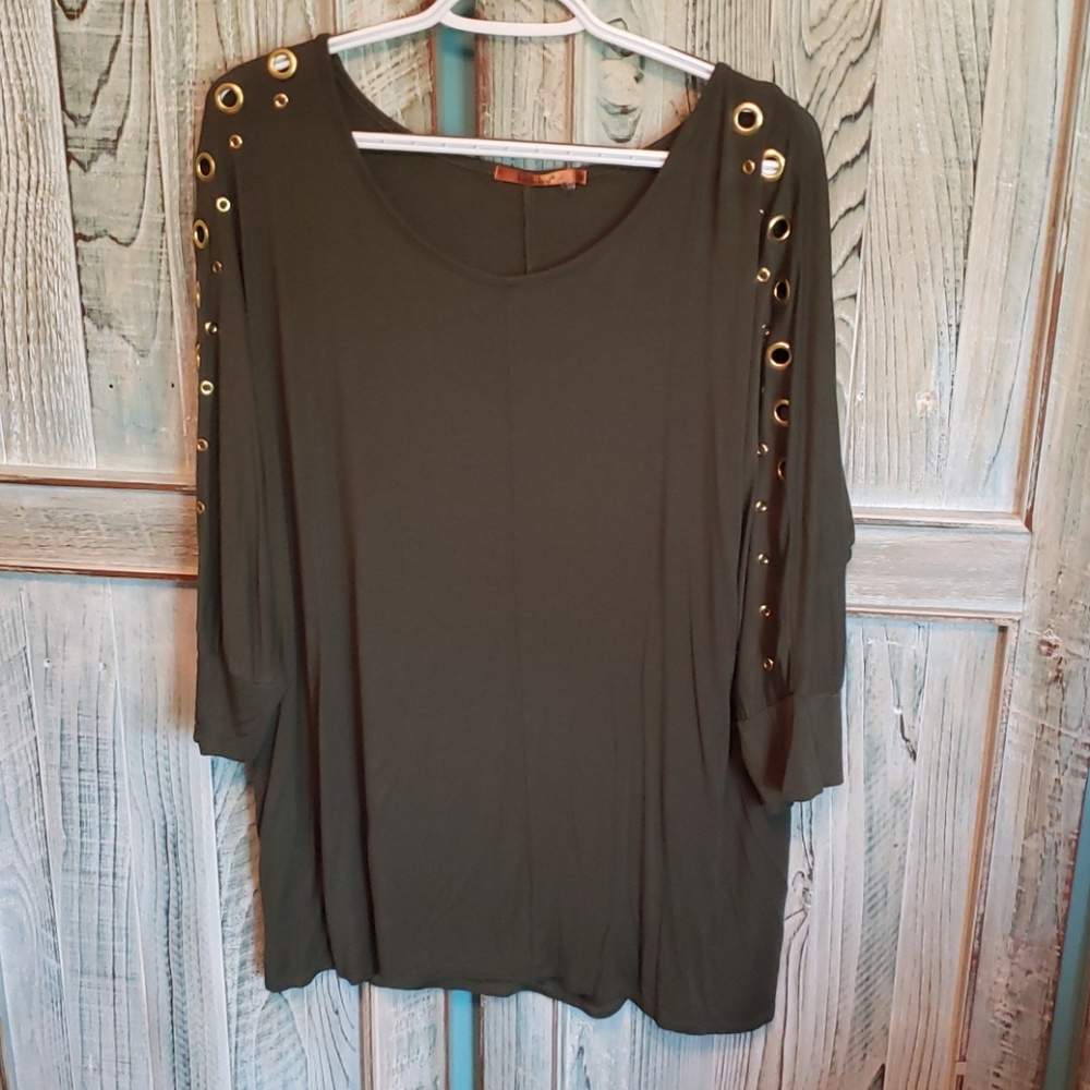 Olive green shirt